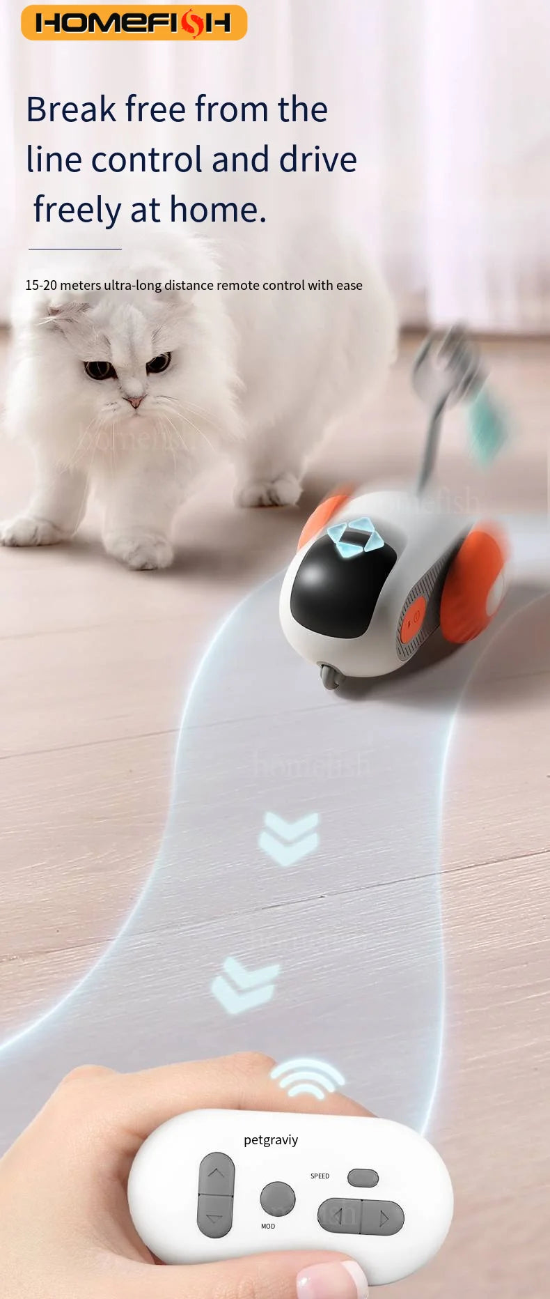 Remote Control Cat Car