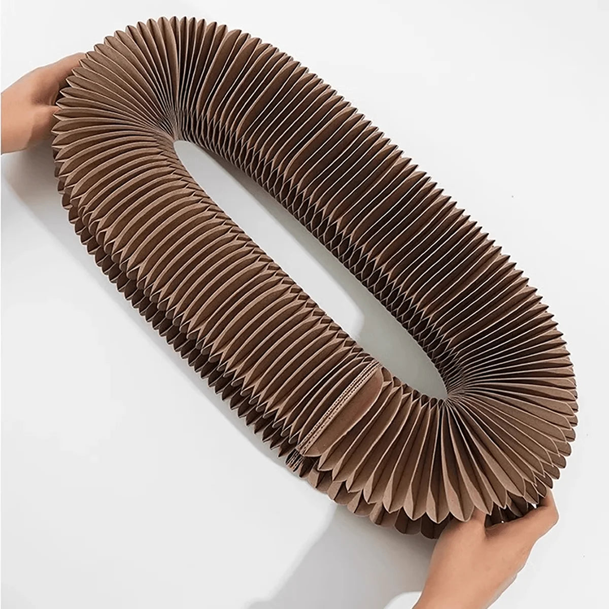 Foldable Cat Scratcher with Bell & Catnip - Multi-Level Cardboard Toy for Kittens, Durable Claw Sharpener